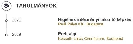 tanulmányaidat eladói önéletrajzban