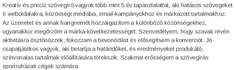 személyes profilt szövegíró önéletrajz személyes profilt szövegíró önéletrajz