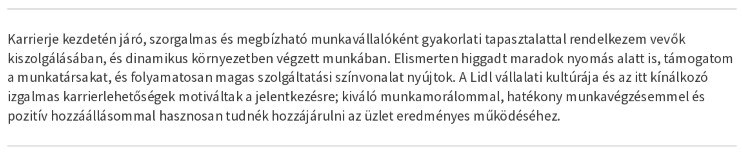 személyes profilt a lidl önéletrajzban személyes profilt a lidl önéletrajzban