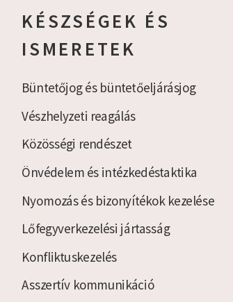 rendőr önéletrajz minta kompetenciák rendőr önéletrajz minta kompetenciák