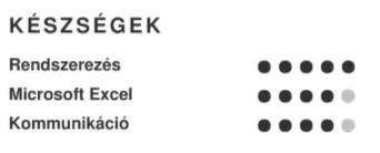 készségek eladói önéletrajzban